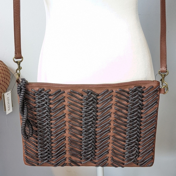 NWT leather bag by Chicos - Picture 3 of 15